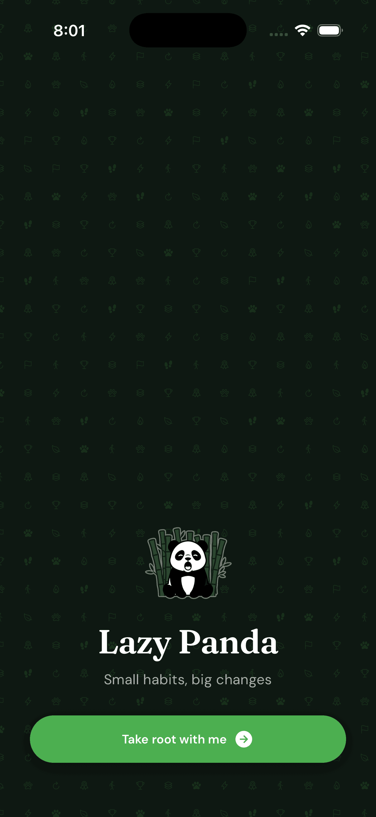 Lazy Panda — You didn't come here to compete.